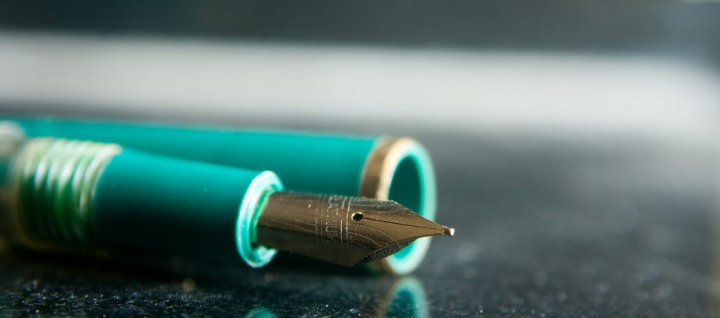 A fountain pen