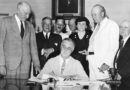 FDR signing the Social Security Act