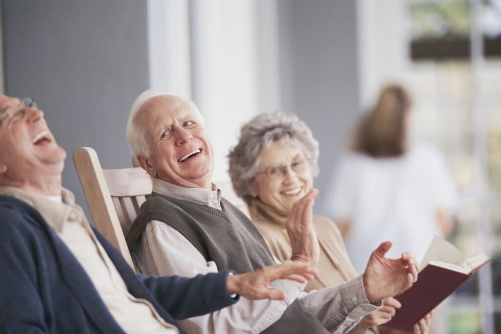 People at a retirement home