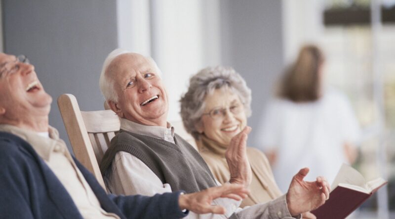 People at a retirement home