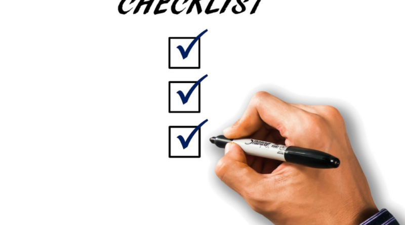 Checklist