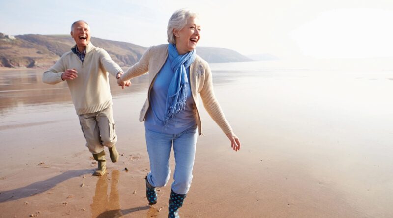 A couple on a beach
