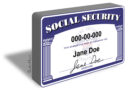 Social Security card image