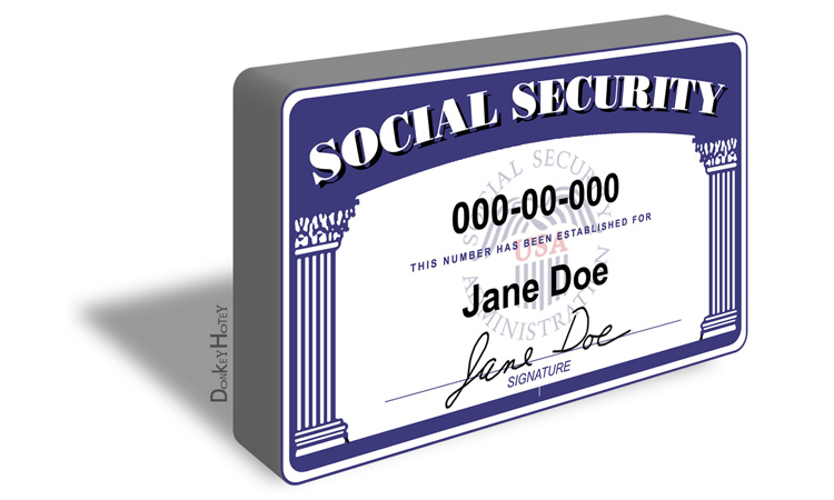 Social Security card image
