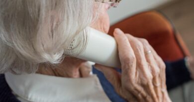 senior woman on telephone