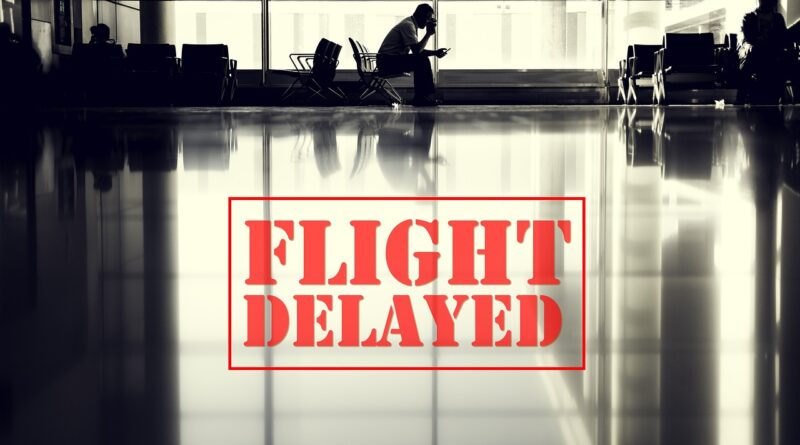 flight delayed graphic