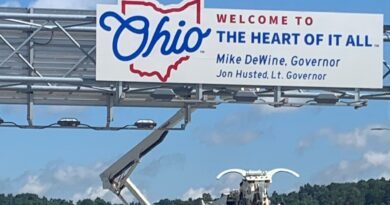 welcome to Ohio sign
