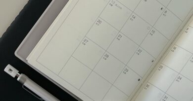 calendar showing January