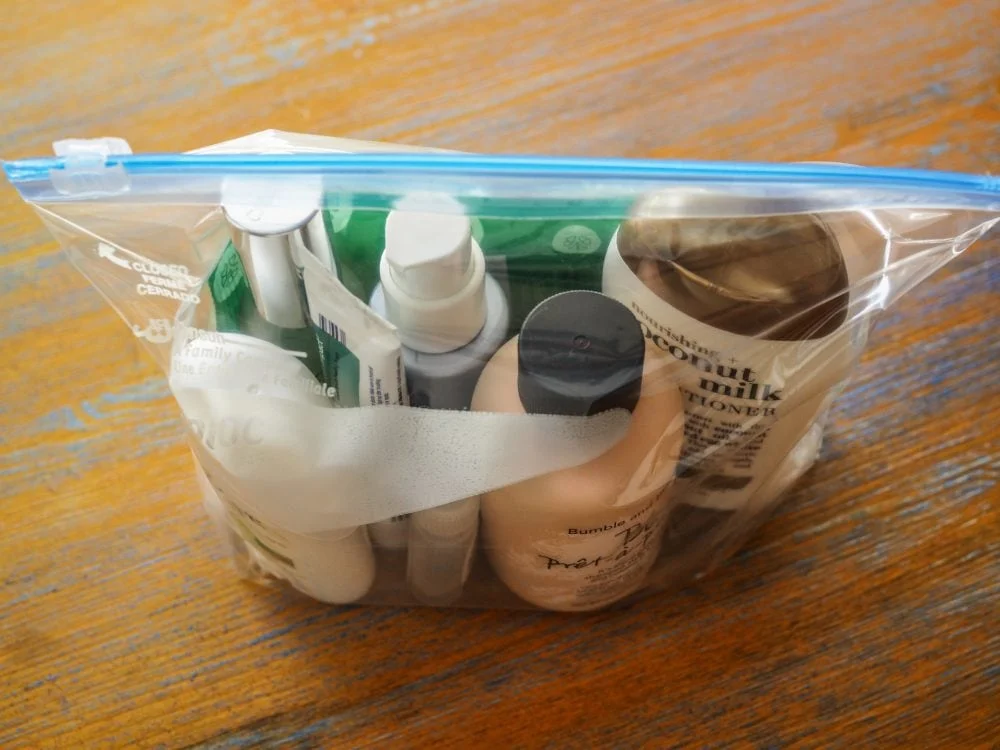 TSA lliquids bag