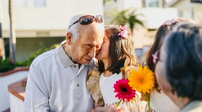grandparents with granddaughters