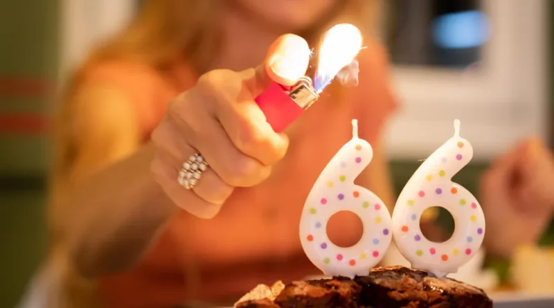 lighting 66 candles