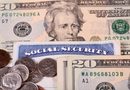 Social Security card and money